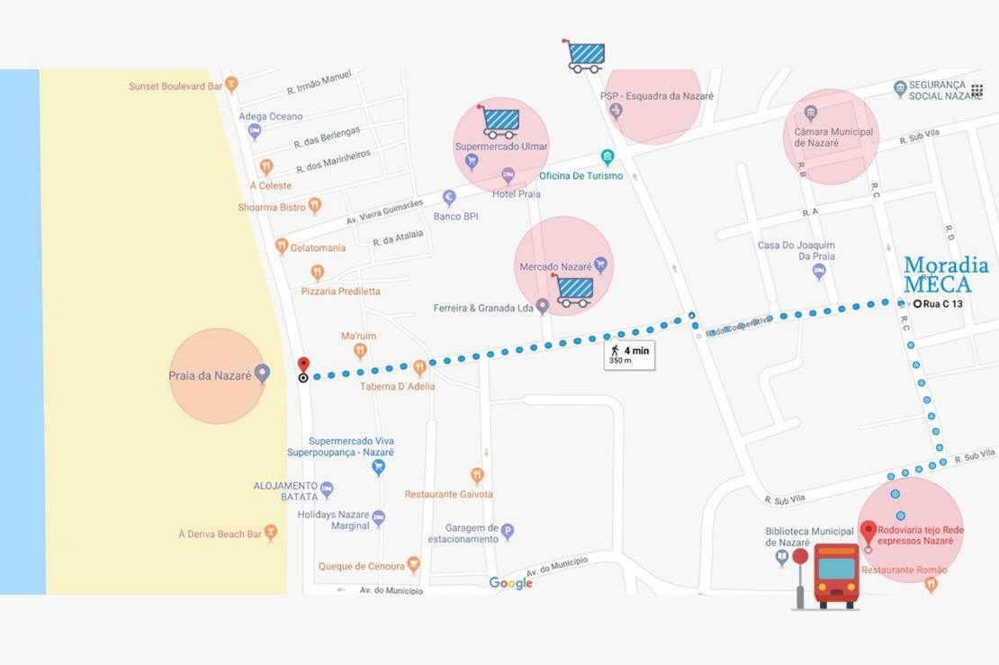 Moradia Meca - Casas Para Ferias ナザレ エクステリア 写真